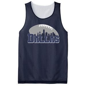 Dallas Texas Skyline City Football Fan Mesh Reversible Basketball Jersey Tank