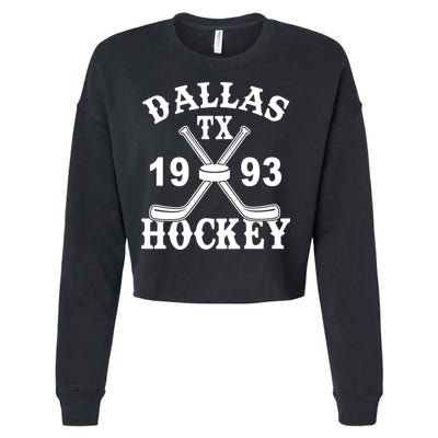Dallas Texas TX Hockey 1993 Cropped Pullover Crew