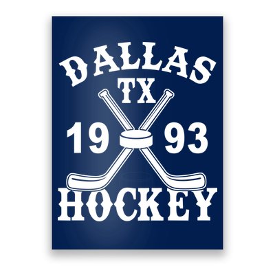 Dallas Texas TX Hockey 1993 Poster