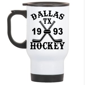 Dallas Texas TX Hockey 1993 Stainless Steel Travel Mug