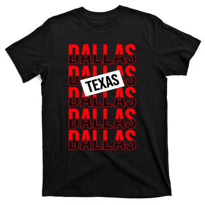 Dallas Texas Typography T-Shirt