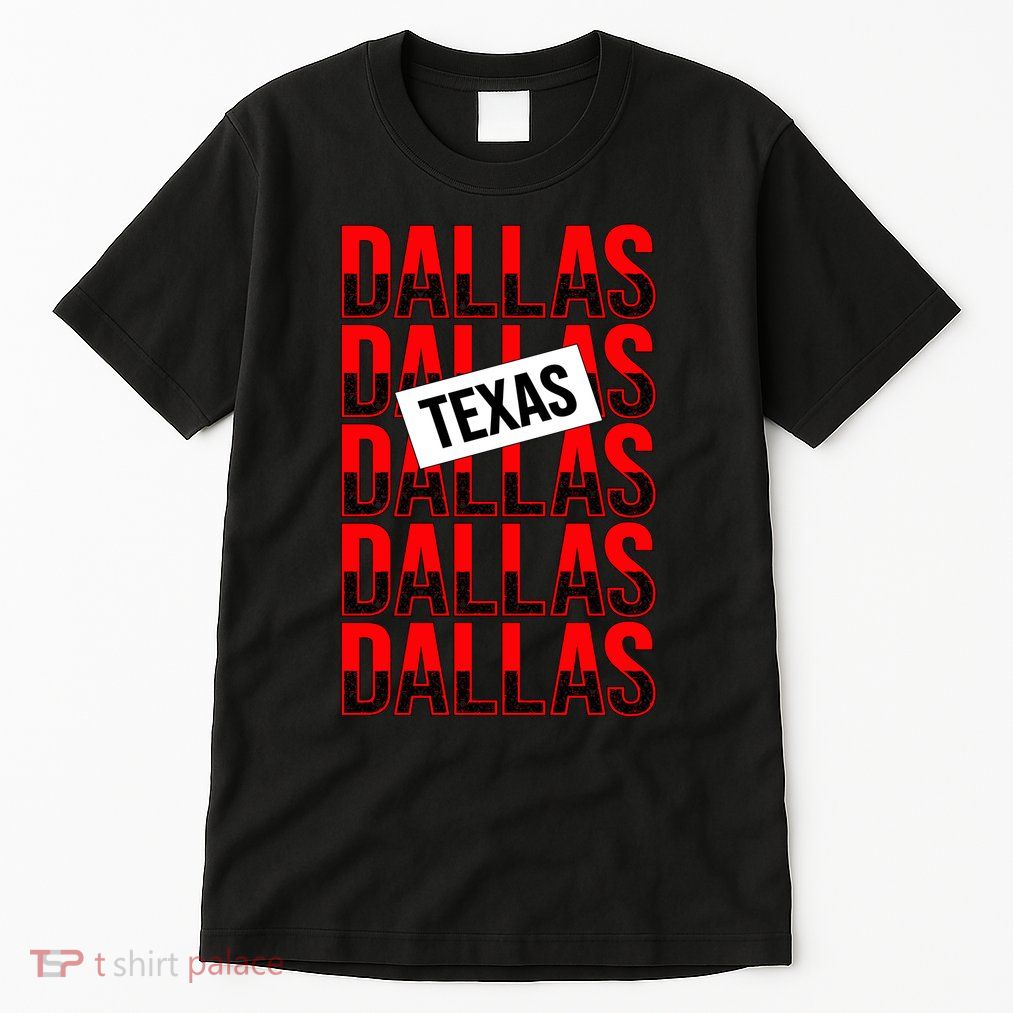 Dallas Texas Typography Tall T-Shirt
