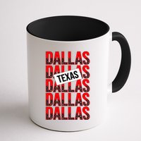 Dallas Texas Typography Mug