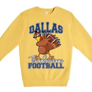 Dallas Thanksgiving Football Fan Premium Crewneck Sweatshirt