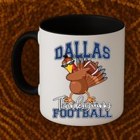 Dallas Thanksgiving Football Fan Mug