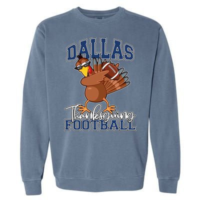 Dallas Thanksgiving Football Fan Garment-Dyed Sweatshirt