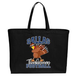 Dallas Thanksgiving Football Fan Cotton Canvas Jumbo Tote