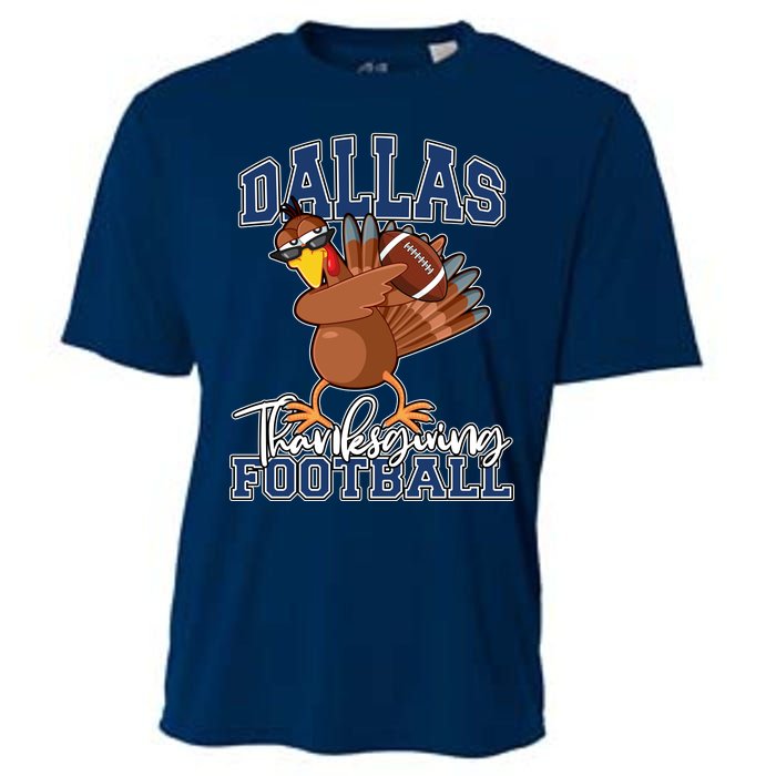 Dallas Thanksgiving Football Fan Cooling Performance Crew T-Shirt