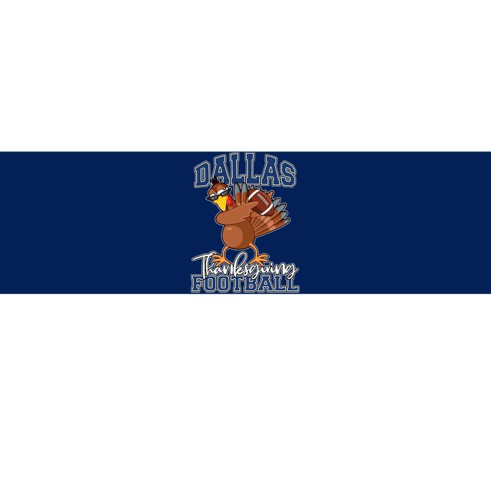 Dallas Thanksgiving Football Fan Bumper Sticker