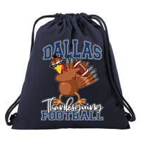 Dallas Thanksgiving Football Fan Drawstring Bag