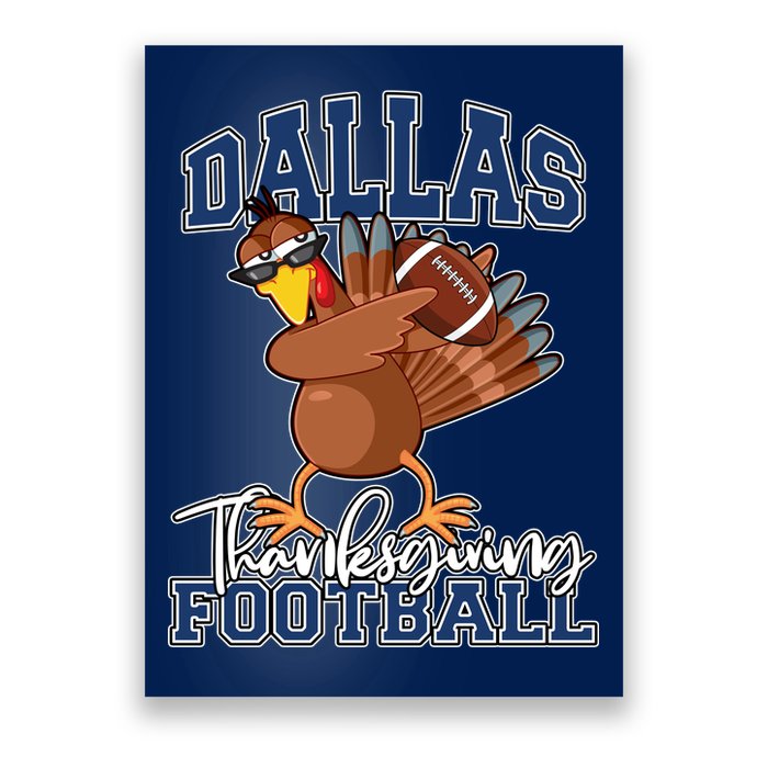 Dallas Thanksgiving Football Fan Poster