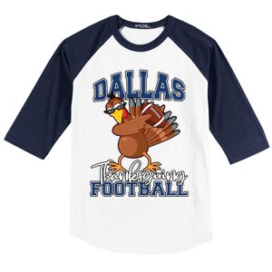 Dallas Thanksgiving Football Fan Baseball Sleeve Shirt