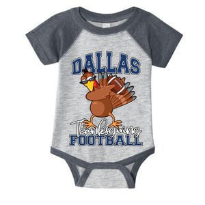 Dallas Thanksgiving Football Fan Infant Baby Jersey Bodysuit