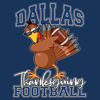 Dallas Thanksgiving Football Fan Infant Baby Jersey Bodysuit