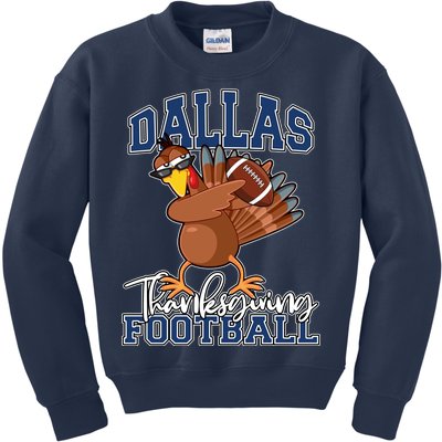 Dallas Thanksgiving Football Fan Kids Sweatshirt