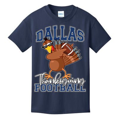 Dallas Thanksgiving Football Fan Kids T-Shirt