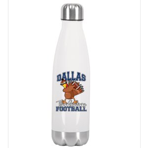 Dallas Thanksgiving Football Fan Stainless Steel Insulated Water Bottle