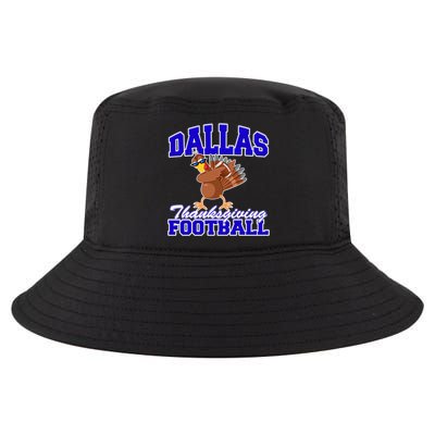 Dallas Thanksgiving Football Funny Dabbing Turkey Cool Comfort Performance Bucket Hat