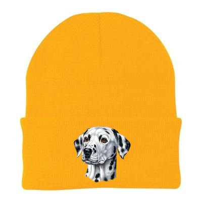 Dalmatian Face Knit Cap Winter Beanie