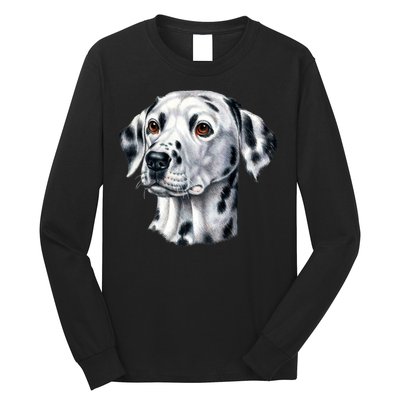 Dalmatian Face Long Sleeve Shirt