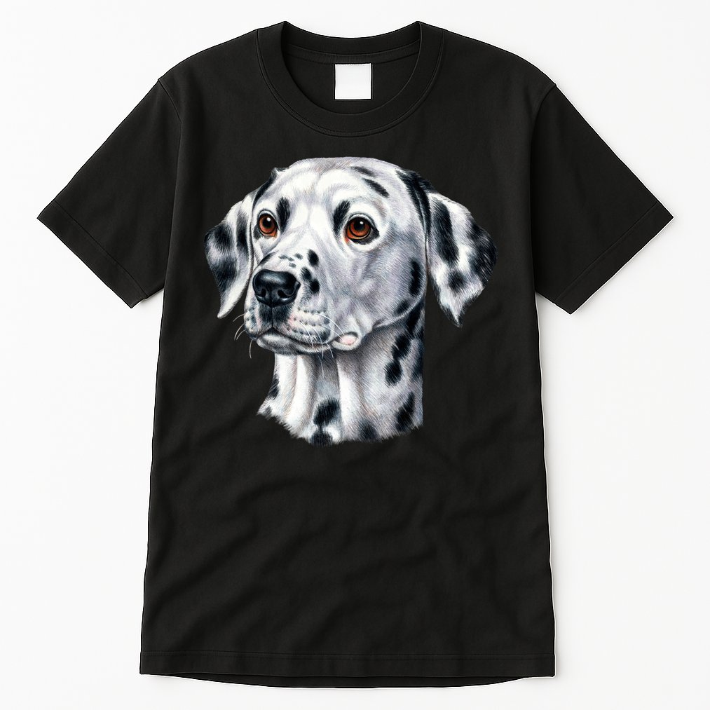 Dalmatian Face Tall T-Shirt