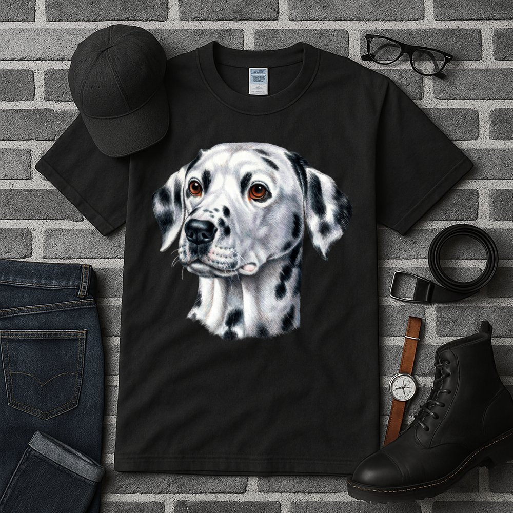 Dalmatian Face Tall T-Shirt