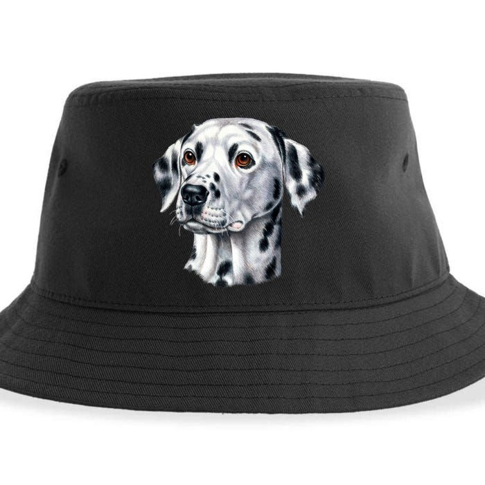 Dalmatian Face Sustainable Bucket Hat