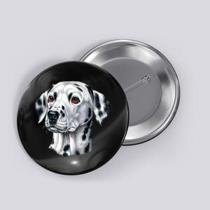 Dalmatian Face Button