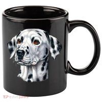 Dalmatian Face 11oz C Handle Ceramic Mug
