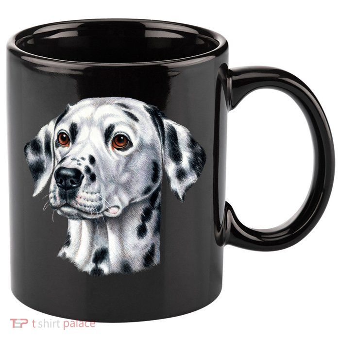 Dalmatian Face 11oz C Handle Ceramic Mug