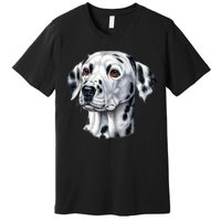 Dalmatian Face Premium T-Shirt