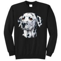 Dalmatian Face Tall Sweatshirt