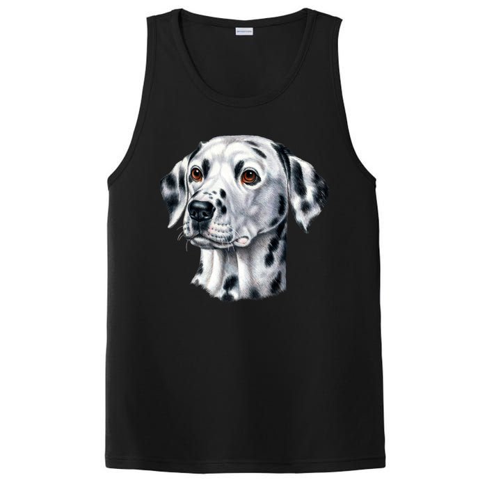 Dalmatian Face PosiCharge Competitor Tank