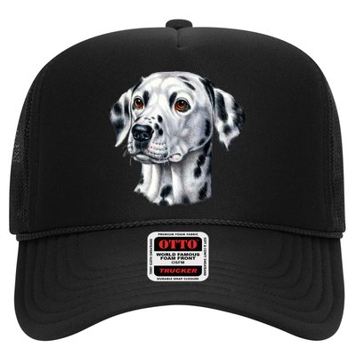 Dalmatian Face Trucker Hat