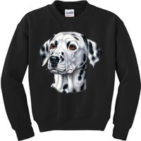 Dalmatian Face Kids Sweatshirt