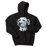 Dalmatian Face Kids Hoodie