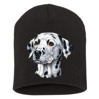 Dalmatian Face Short Acrylic Beanie