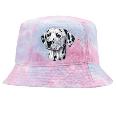 Dalmatian Face Tie-Dyed Bucket Hat