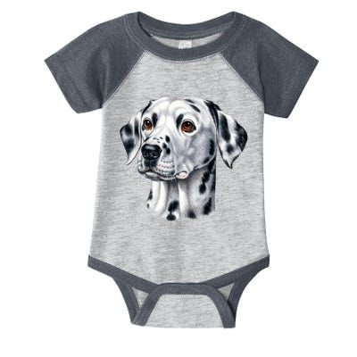 Dalmatian Face Infant Baby Jersey Bodysuit