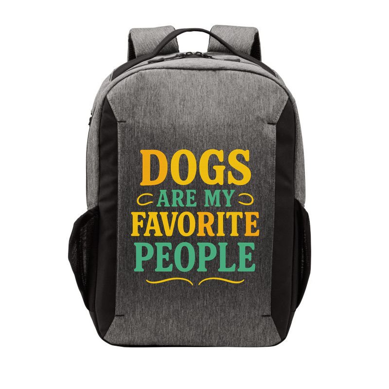 Dogs Are My Favorite People Vector Backpack