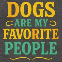 Dogs Are My Favorite People Vector Backpack
