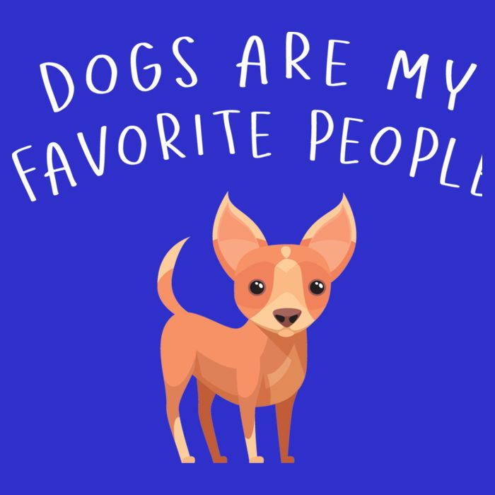 Dogs Are My Favorite People Chihuahua Gift T-Shirt
