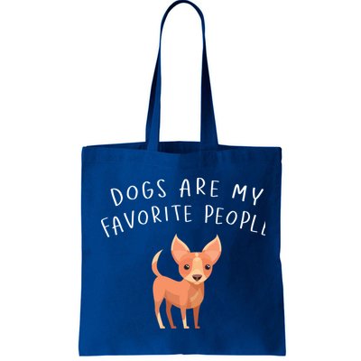Dogs Are My Favorite People Chihuahua Gift Bag