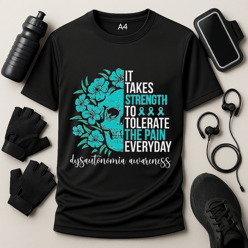 Dysautonomia Awareness Month Dysautonomia Warrior Cooling Performance Crew T-Shirt