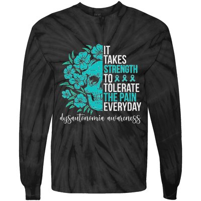 Dysautonomia Awareness Month Dysautonomia Warrior Tie-Dye Long Sleeve Shirt