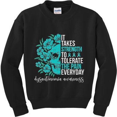 Dysautonomia Awareness Month Dysautonomia Warrior Kids Sweatshirt