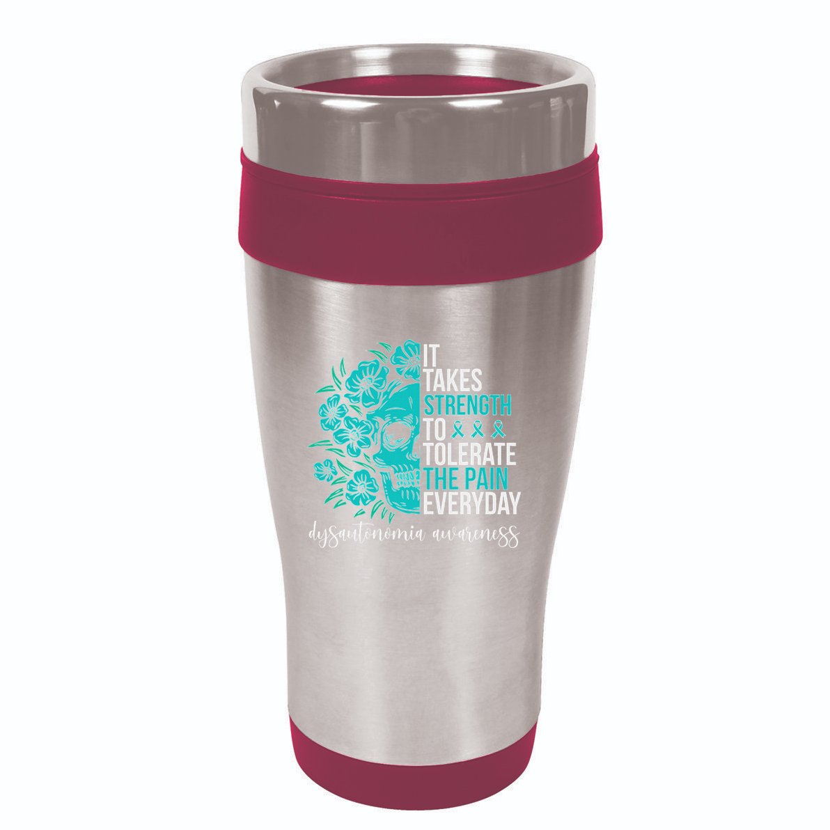 Dysautonomia Awareness Month Dysautonomia Warrior 16oz Travel Tumbler