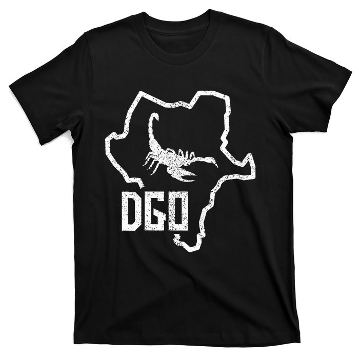 Durango Alacran Mexico Mapa Contorno De Dgo T-Shirt