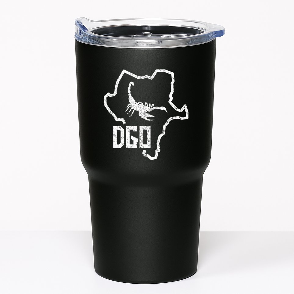 Durango Alacran Mexico Mapa Contorno De Dgo Tumbler