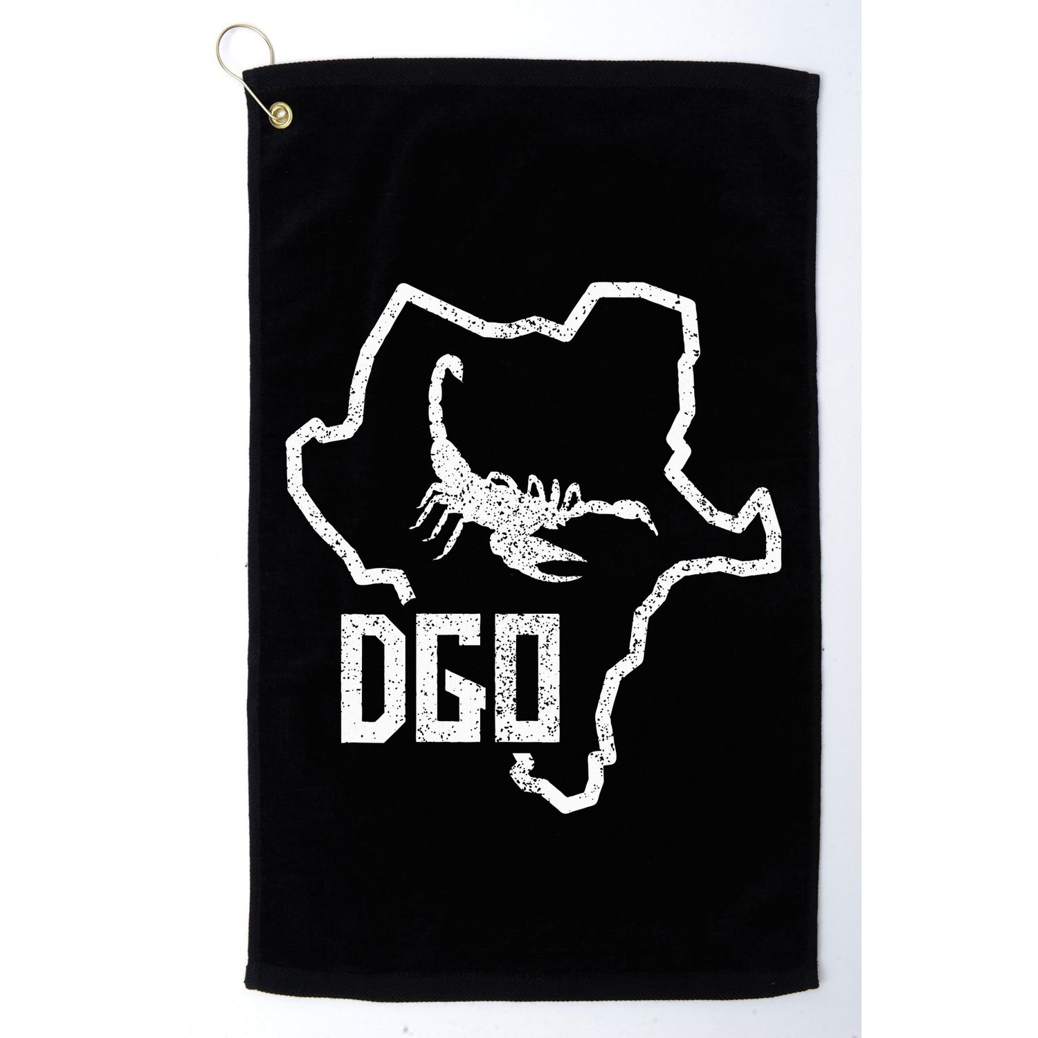 Durango Alacran Mexico Mapa Contorno De Dgo Golf Towel